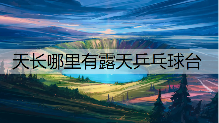 天长哪里有露天乒乓球台